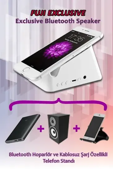 Bluetooth Speaker ve Kablosuz Şarj Cihazı