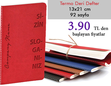 Esnek kapaklı defterler